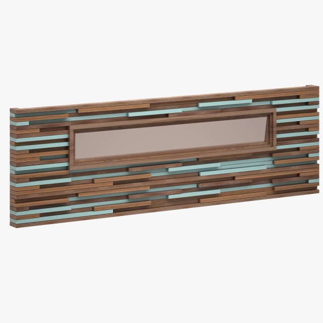 Decorative Wall Unit 01 3D Model