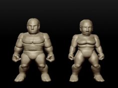 Sculptris Dummies: Dwarves 3D Print Model