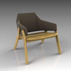 Clutch Lounge Chair 3D Model