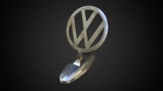 Volkswagen hood ornament 3D Model