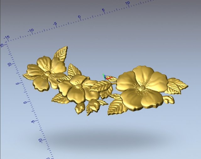 Decorative branch element 3D Model