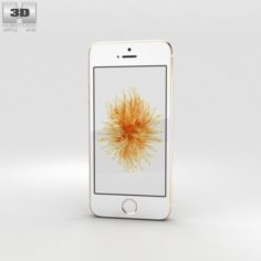 Apple iPhone SE Gold 3D Model