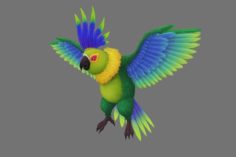 Fat parrot 3D Model