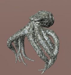 Jewellery octopus ring 3D Model