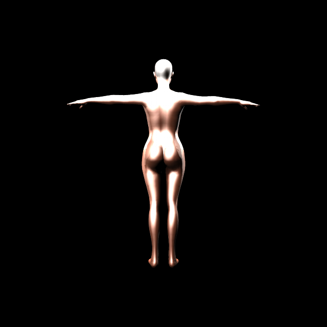 Woman milf sexy lowpoly 3D Model