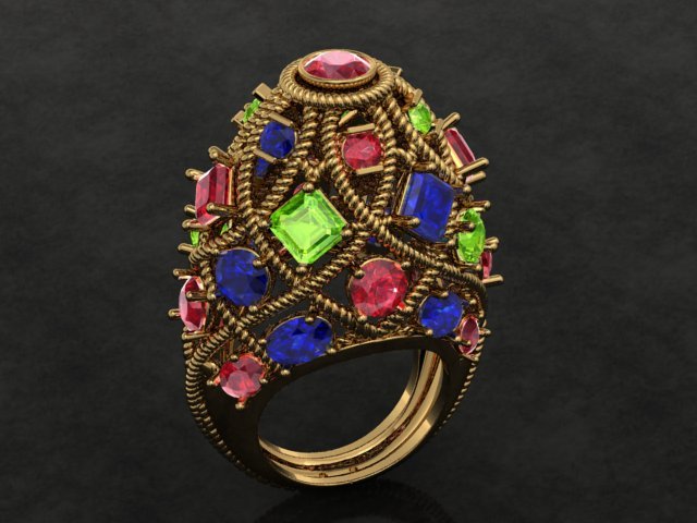 Jewellery ring 3D Model