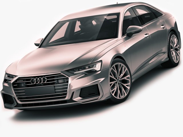 Audi A6 2019 s-line 3D Model