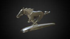 Mustang logo 8 3D Model
