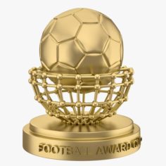 Football Award Cup 04 3D Model
