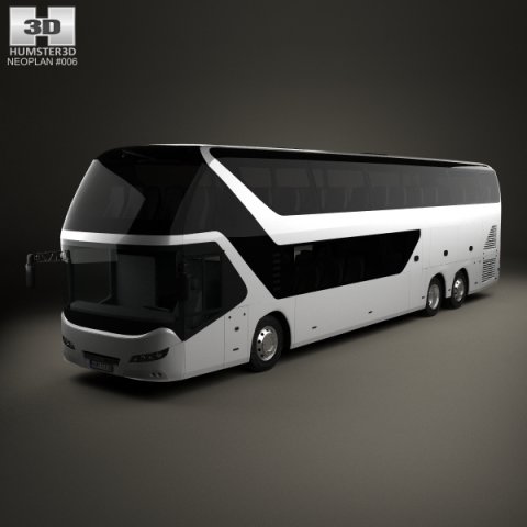 Neoplan Skyliner Bus 2010 3D Model