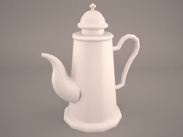 Antique Teapot 3D Model