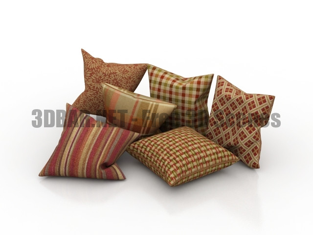 Pillows set 3D Collection