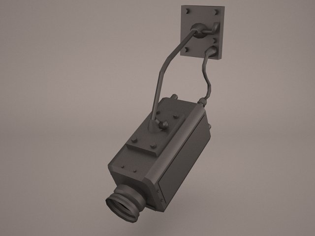 CCTV IP Security Protection Camera 3D Model