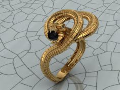 Snake ring 3D Model