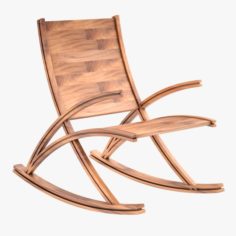 Wishbone Rocking Chair 3D Model