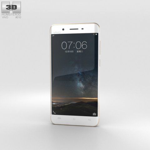 Vivo Xplay5 Gold 3D Model