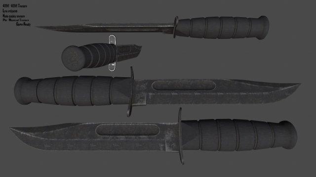 Knife 3D Model