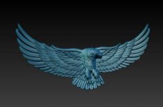 Eagle bas relief 3D Model