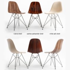 Chairs Eames DSR wood 3D Model