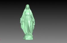 Maria Statue 3D Model