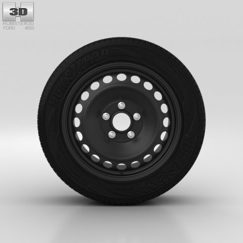 Ford S Max Wheel 16 inch 001 3D Model