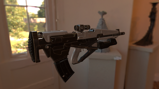 The Machine Gun 3D Model