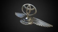 Toyota hood ornament 3D Model