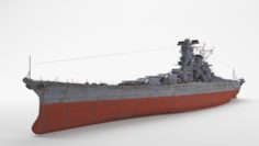 Battleship Yamato – Fully Rigged 3D Model