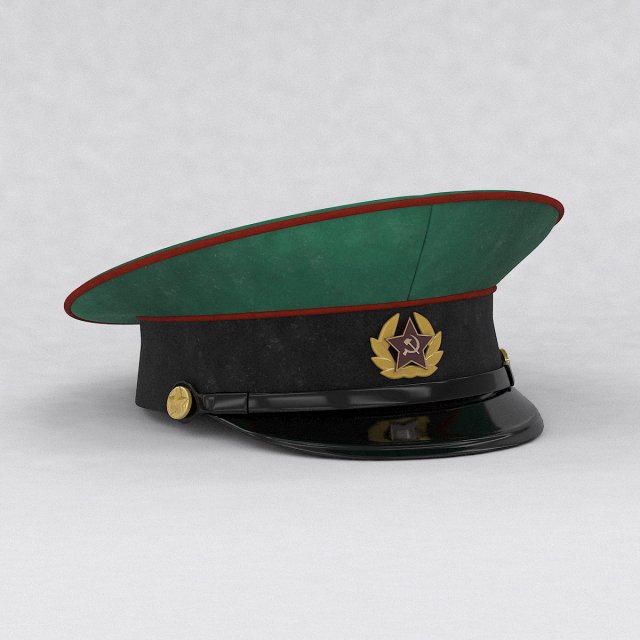 Military cap 3D Model