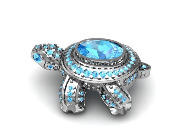 Turtle jewelry 3D Model