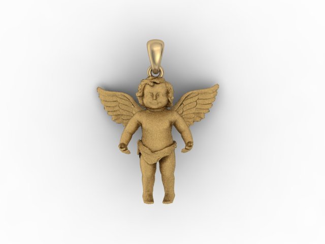 Angel pendant 3D Model
