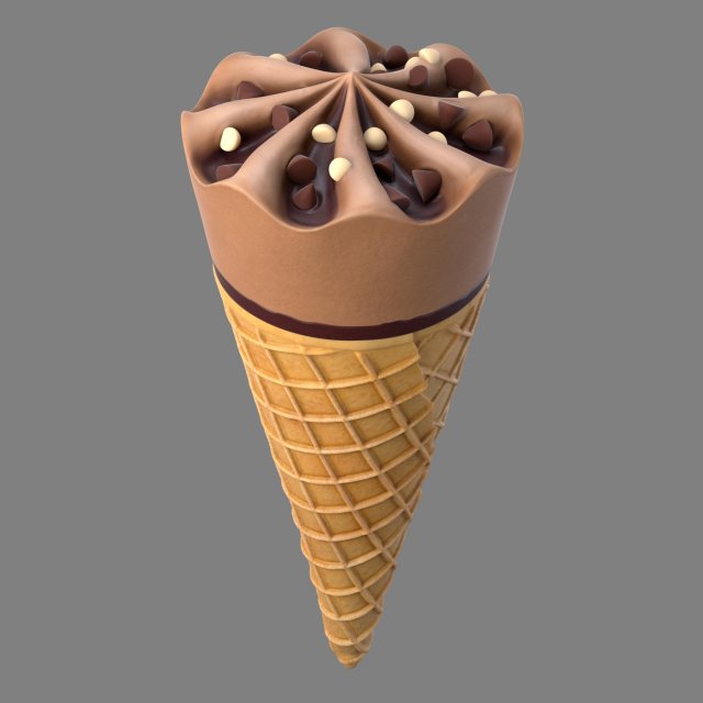 Ice cream cone 3D Model