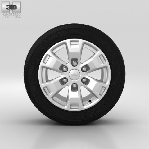 Ford Ranger Wheel 16 inch 002 3D Model