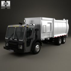 Mack LR Garbage Truck 2015 3D Model