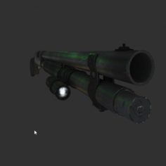 low poly remington shotgun						 Free 3D Model