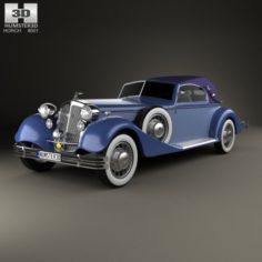 Horch 853 A Sport Cabriolet 1935 3D Model