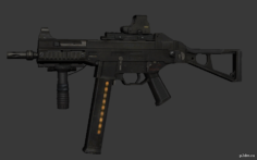 UMP-45 3D Model