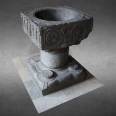 Baptismal font						 Free 3D Model