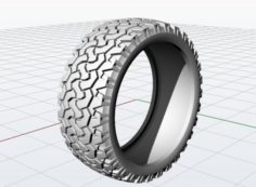 Jewellery ring tire 3D Model
