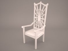 Chippendale Dining Chair 3D Model