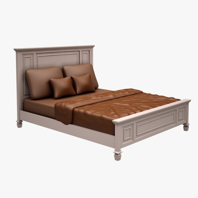 Bed 01 A 3D Model