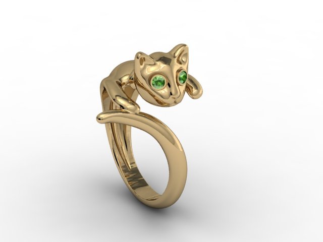 Cat ring 3D Model