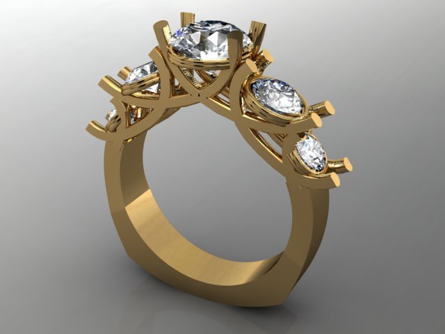 Jewellery ring Free 3D Model