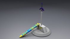 Matser Sword The legend of Zelda 3D Model