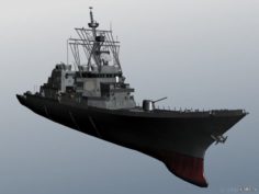 Arleigh Burke class destroyer 3D Model