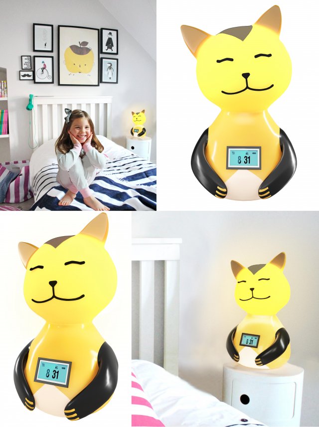 childrens night lamp-cat 3D Model