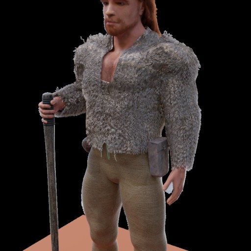 Christmas crip – Part 2 – A shepherd						 Free 3D Model