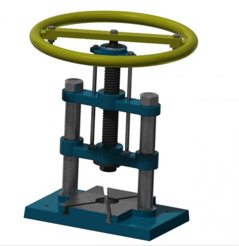 Hand press 3t 3D Model