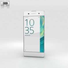 Sony Xperia XA White 3D Model