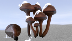 Mashroom – human dick gamer foliage 3D Model
